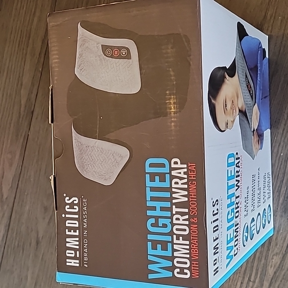 HomeMedics Weighted comfort wrap with vibration & soothing heat. - Picture 6 of 6